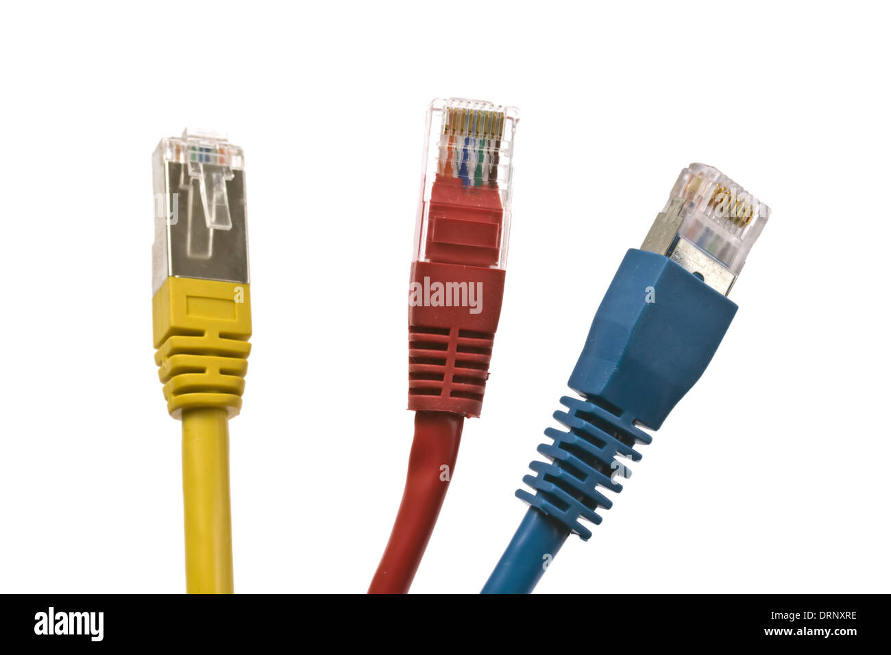 Computer network cables Stock Photo Alamy