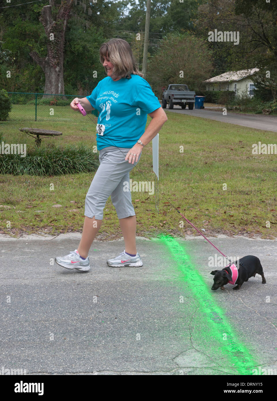 At the starting line during Crossroads Pregnancy Center annual 5K walk ...