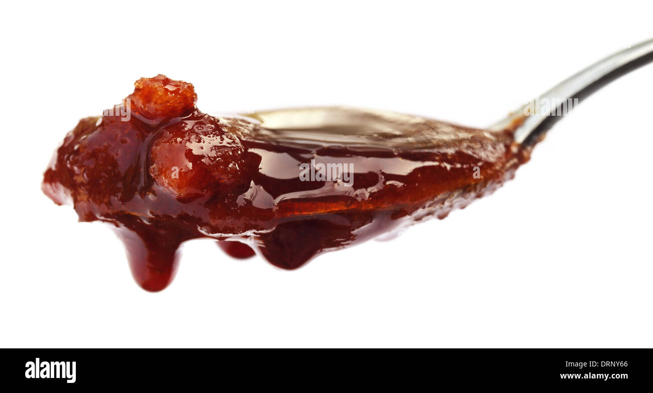 Date Molasses over white background Stock Photo Alamy