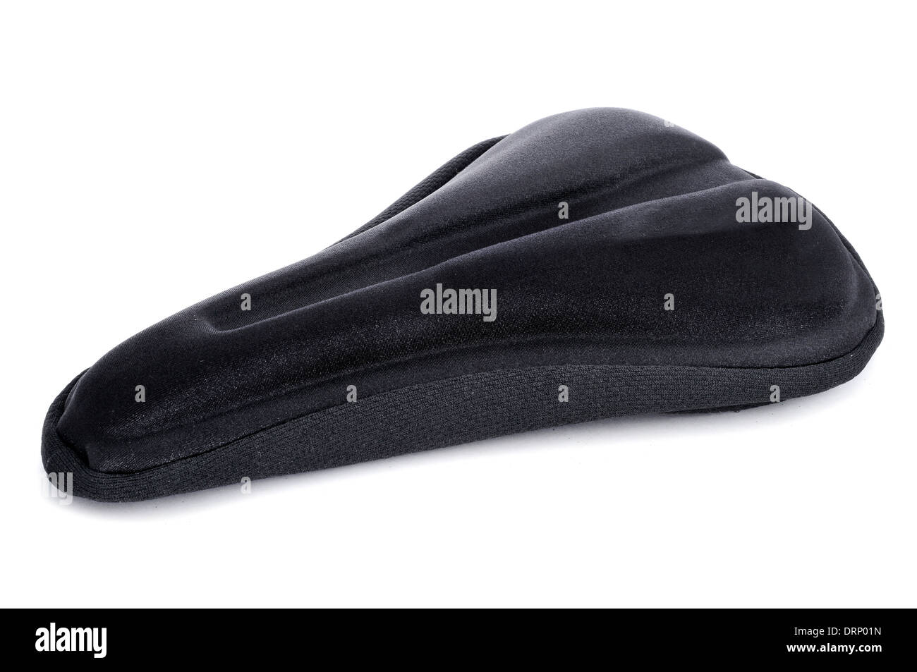 a bicycle saddle pad on a white background Stock Photo