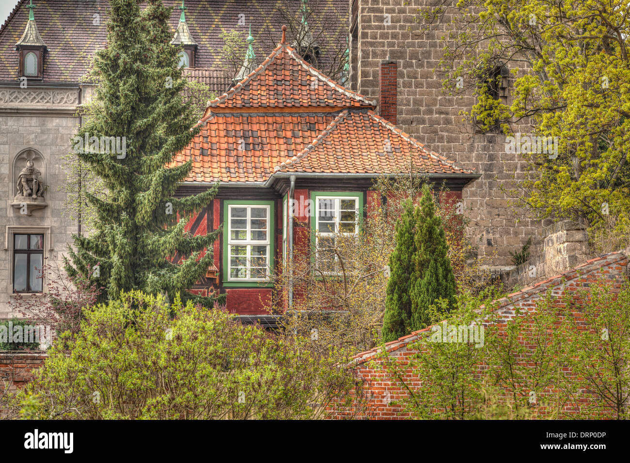 quedlinburg, harz district, saxony-anhalt, germany Stock Photo