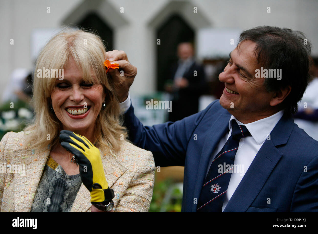 Raymond Blanc and Joanna Lumley Stock Photo