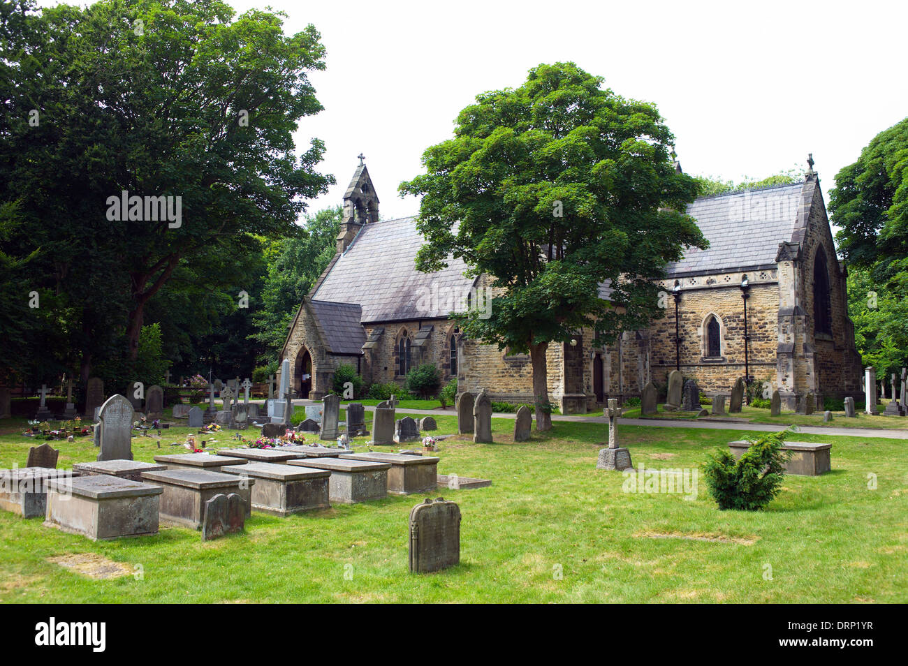 Parish Church of St Lukes, Formby Stock Photo Alamy