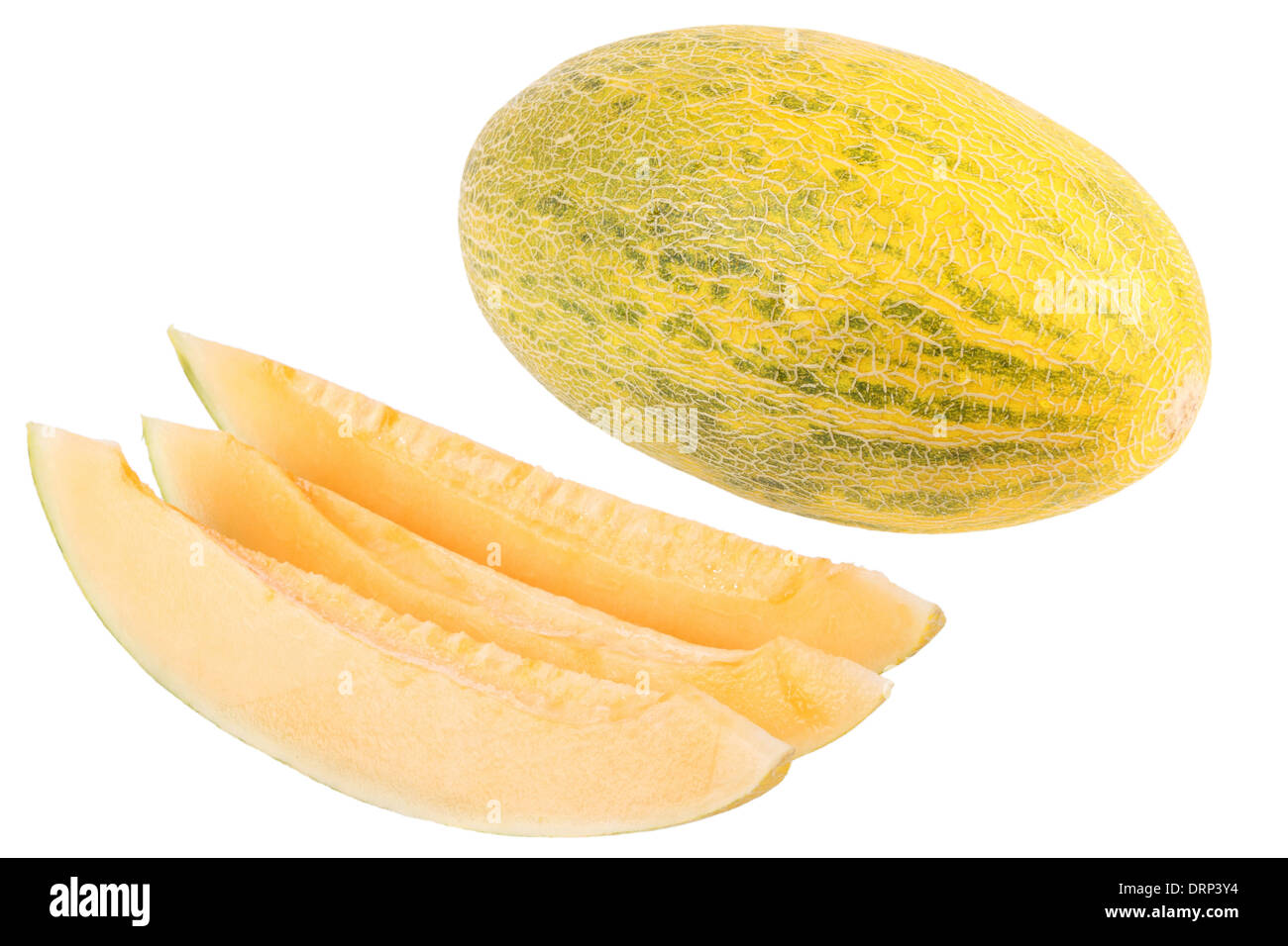 yellow melon Stock Photo