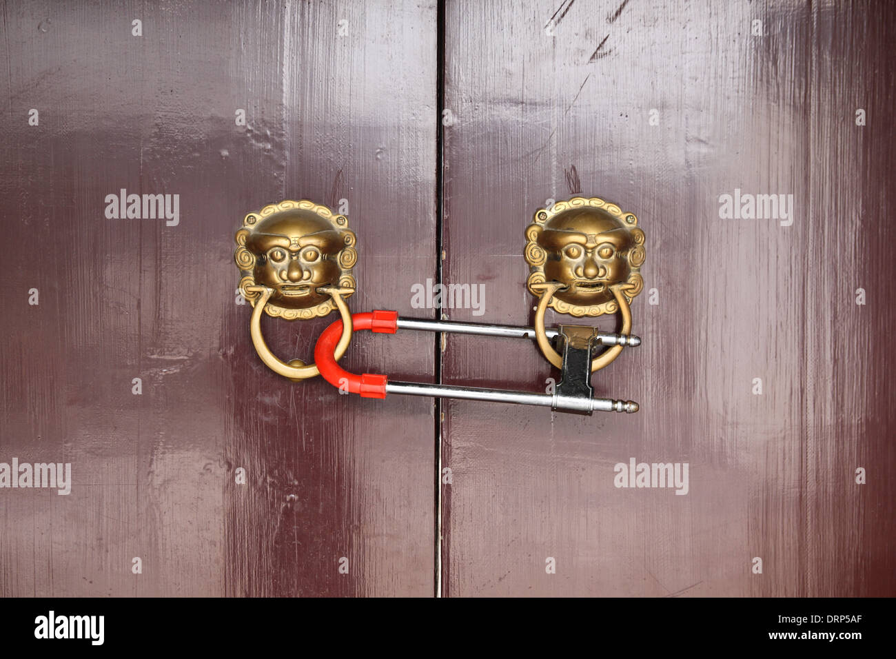 locked door Stock Photo