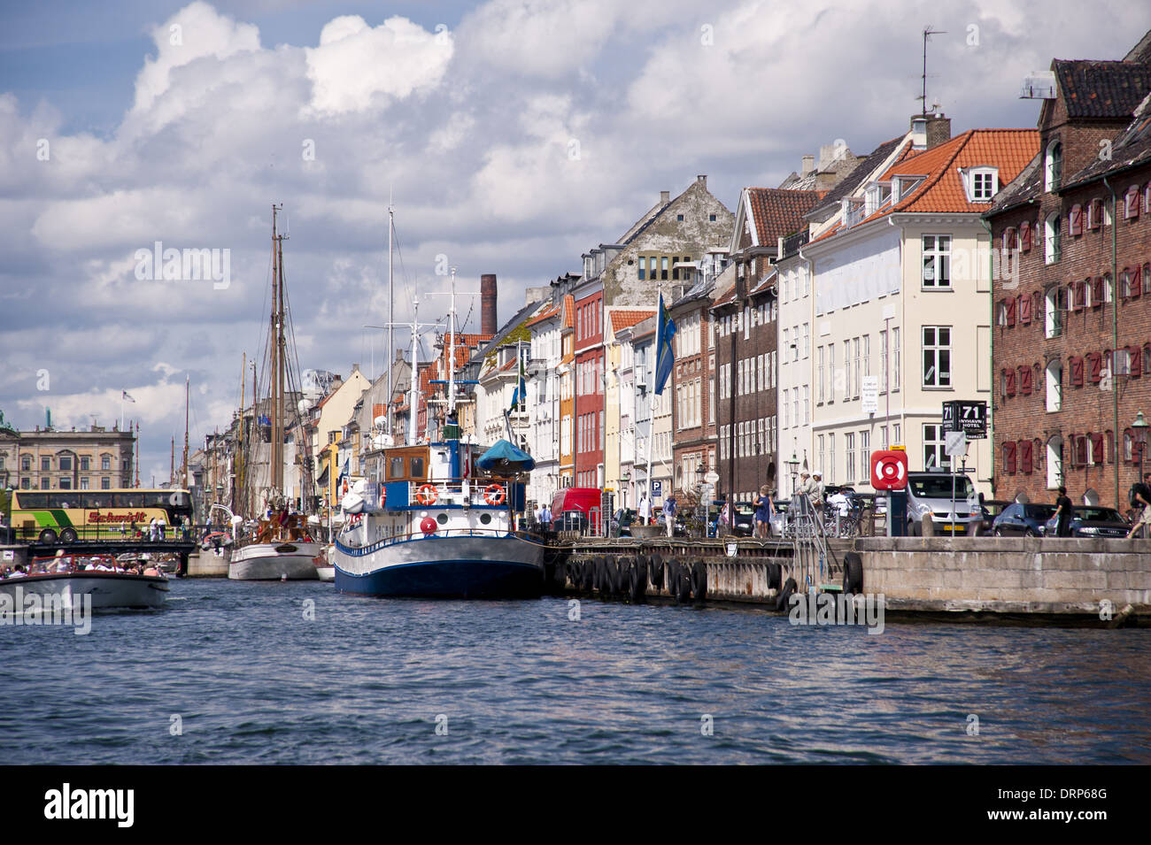Nyhavn Kopenhagen Stock Photo
