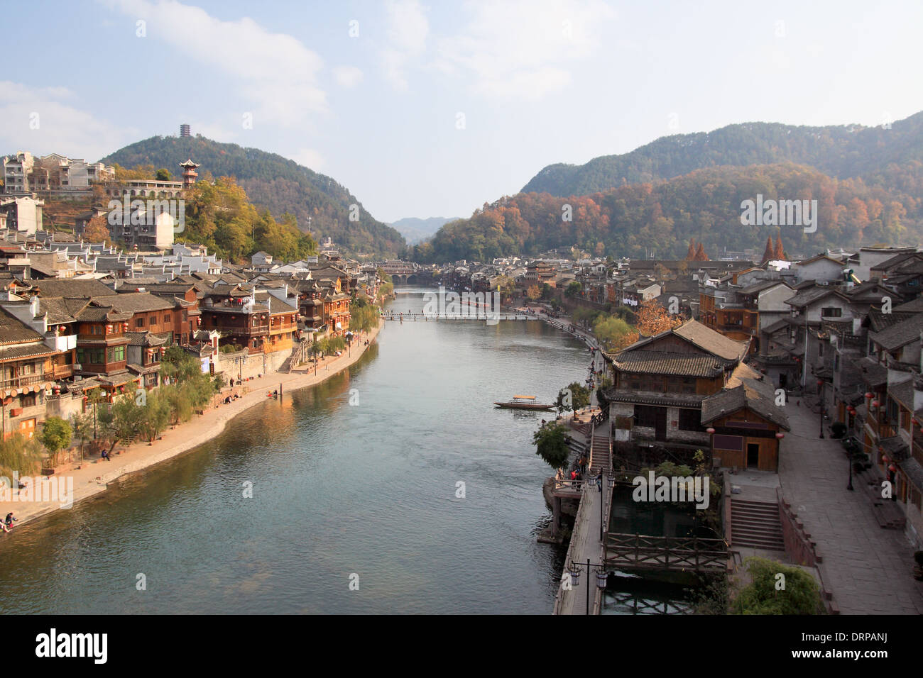 chinese phoenix town panorama Stock Photo Alamy