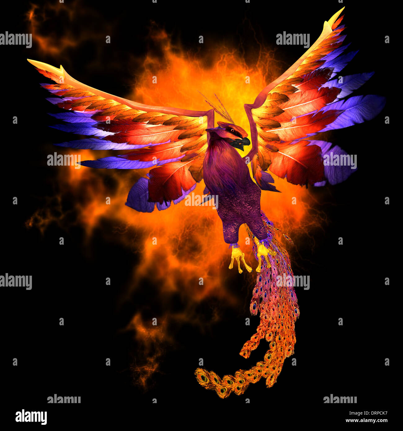 Mythical phoenix bird hi-res stock photography and images - Alamy