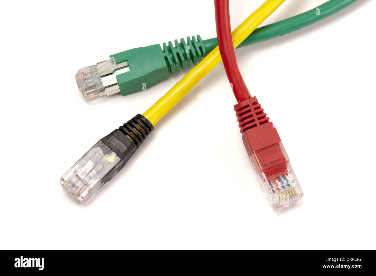 Computer Network Cables Stock Photo Alamy
