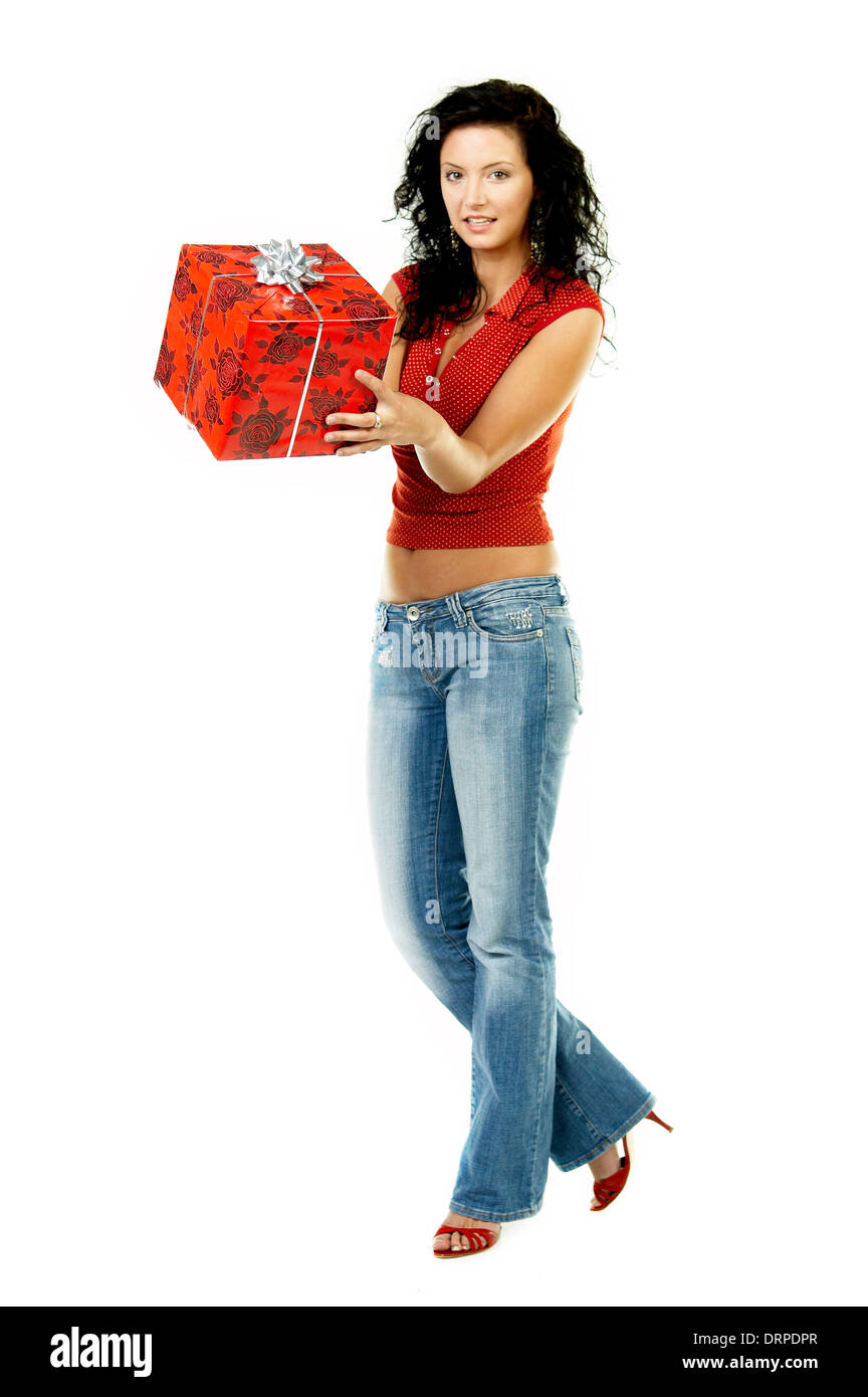 Give a gift Stock Photo Alamy