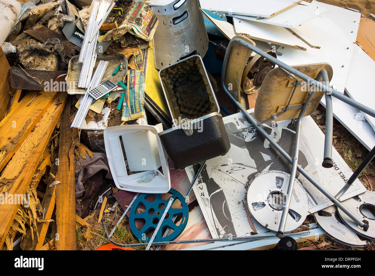 Rubbish Collection Day Stock Photo Alamy