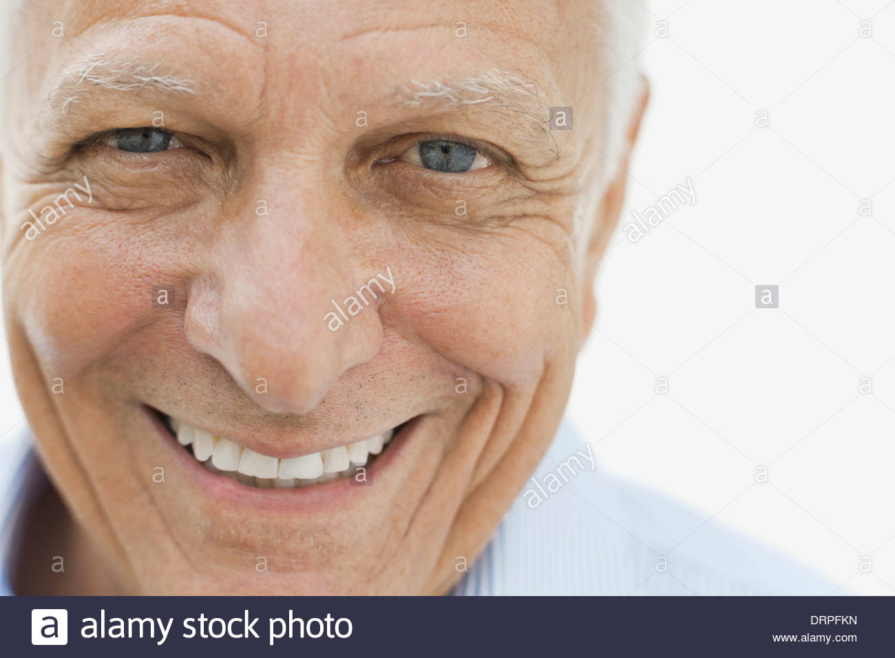 Close-up portrait of smiling man Stock Photo