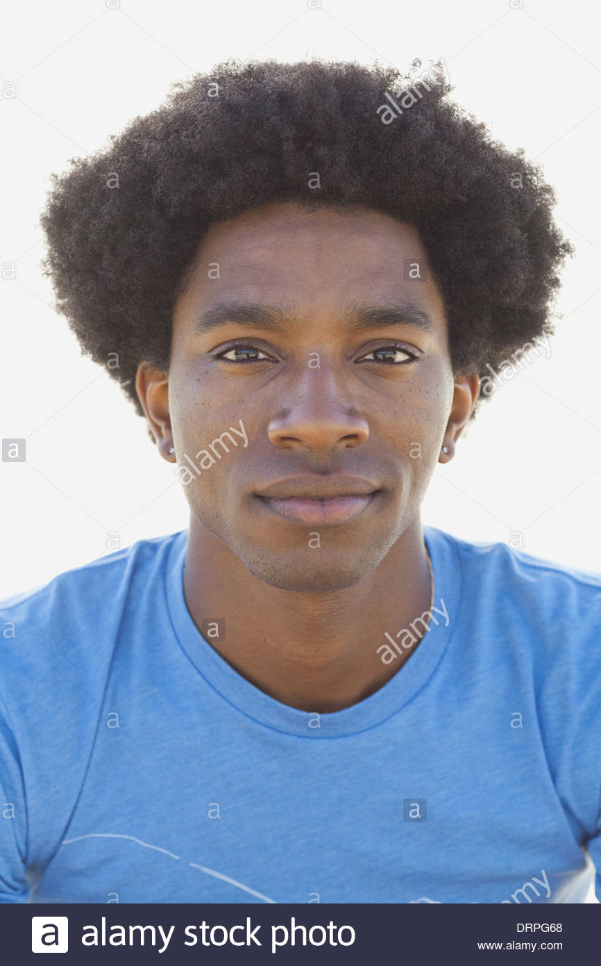 Close-up portrait of confident man Stock Photo