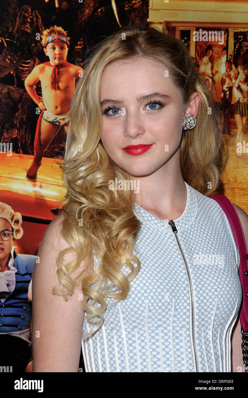 Kathryn Newton at the 'Fun Size' Los Angeles Premiere, Paramount Studios, Hollywood, CA 10-25-12 Stock Photo