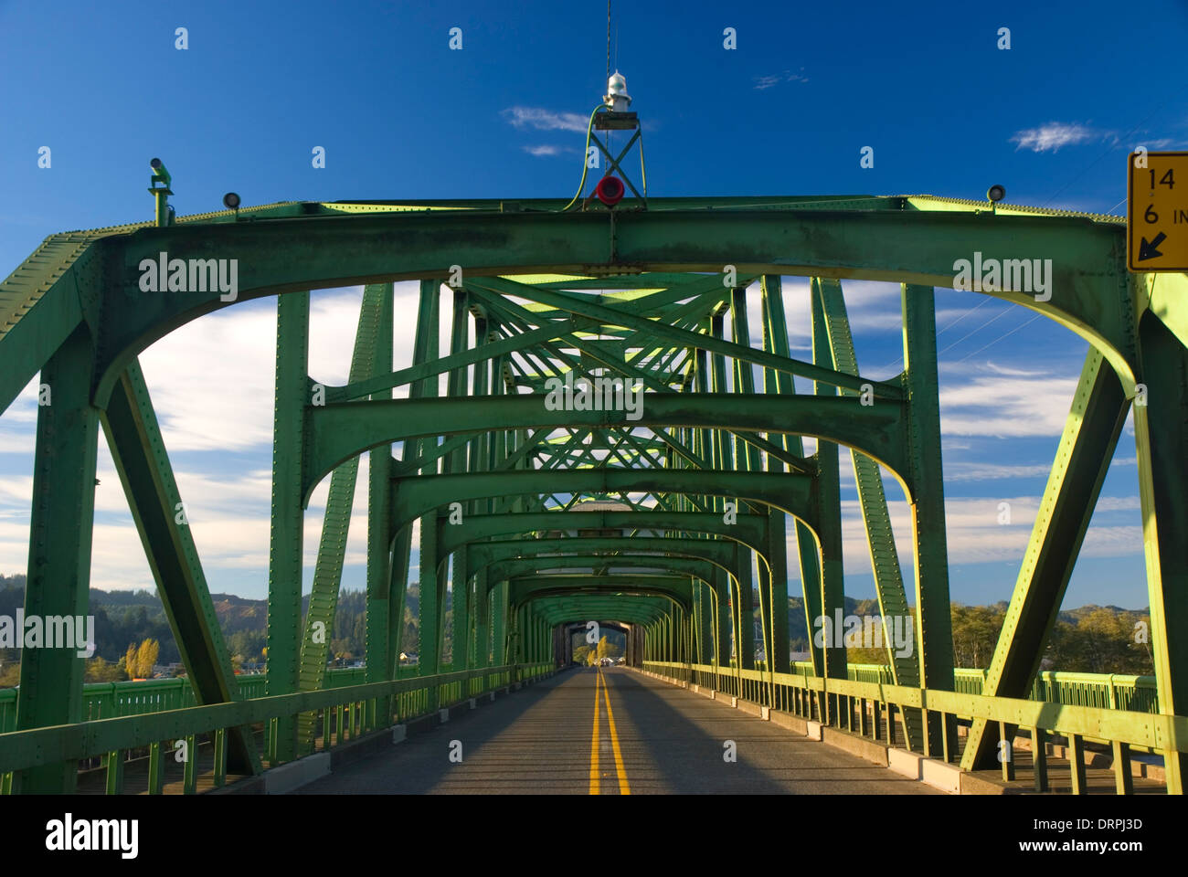 Umpqua River Bridge, Reedsport, Pacific Coast Scenic Byway, Oregon Stock Photo Alamy