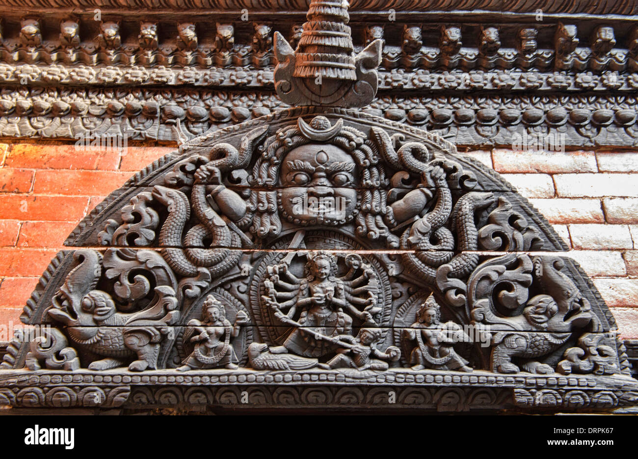 Nepal wood carving hires stock photography and images Alamy