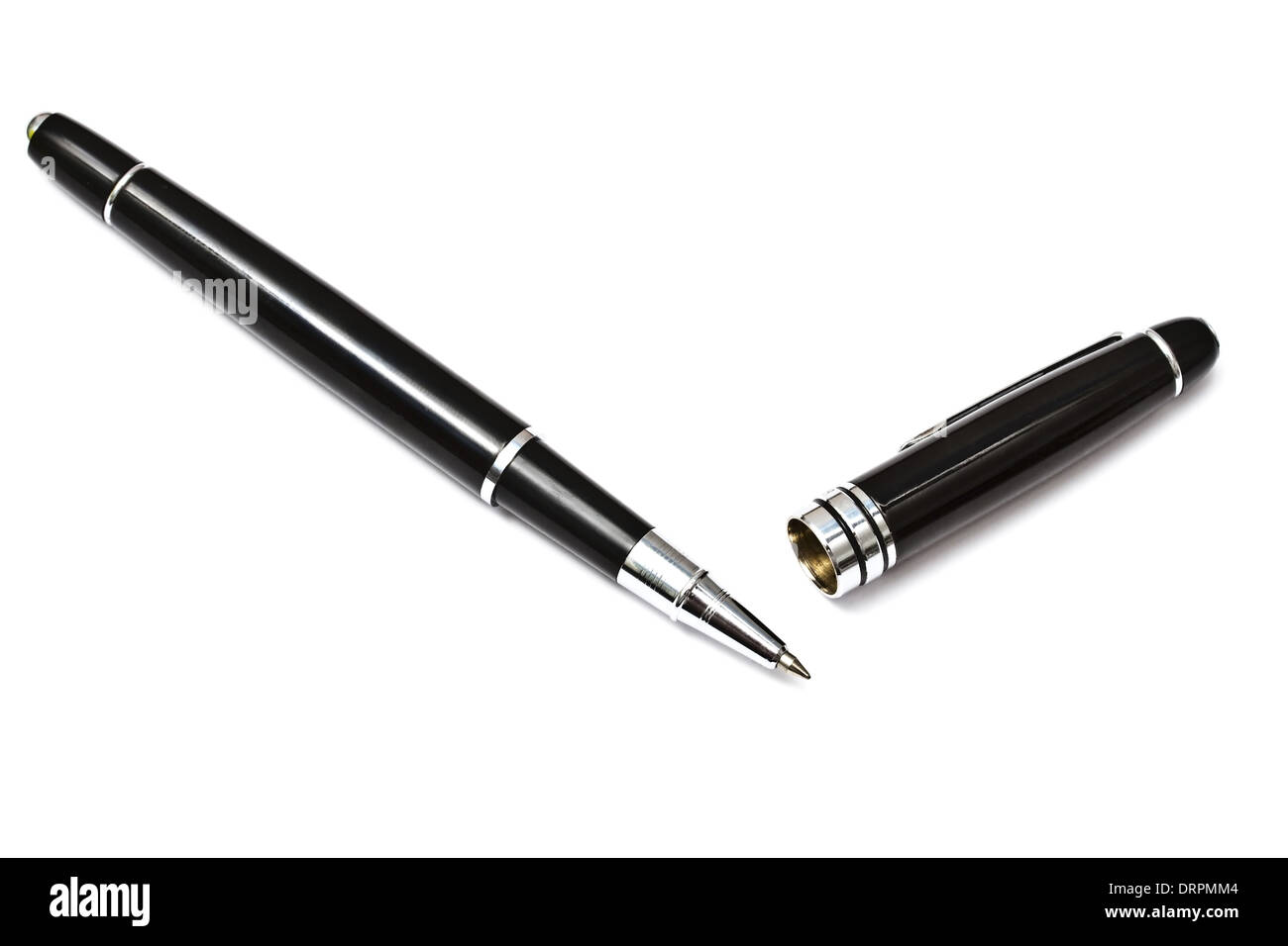Black Ball Point Pen Stock Photo Alamy