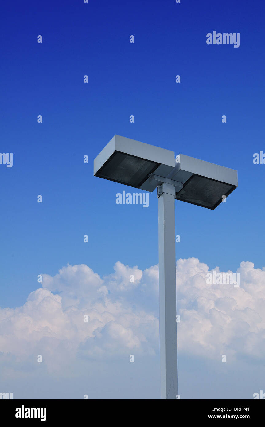 Street lighting with paths Stock Photo Alamy