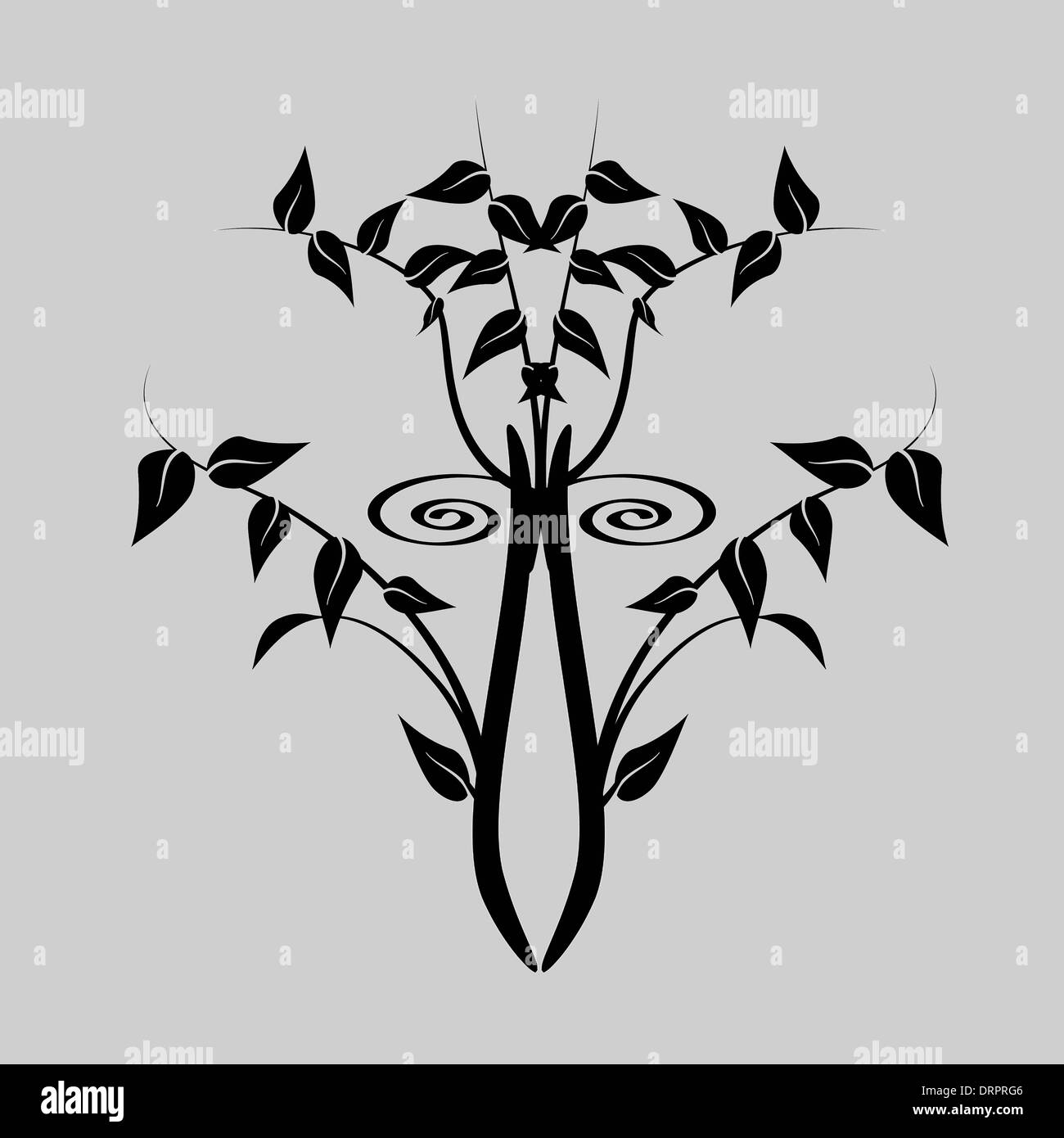 Beautiful abstract floral tree hi-res stock photography and images - Alamy