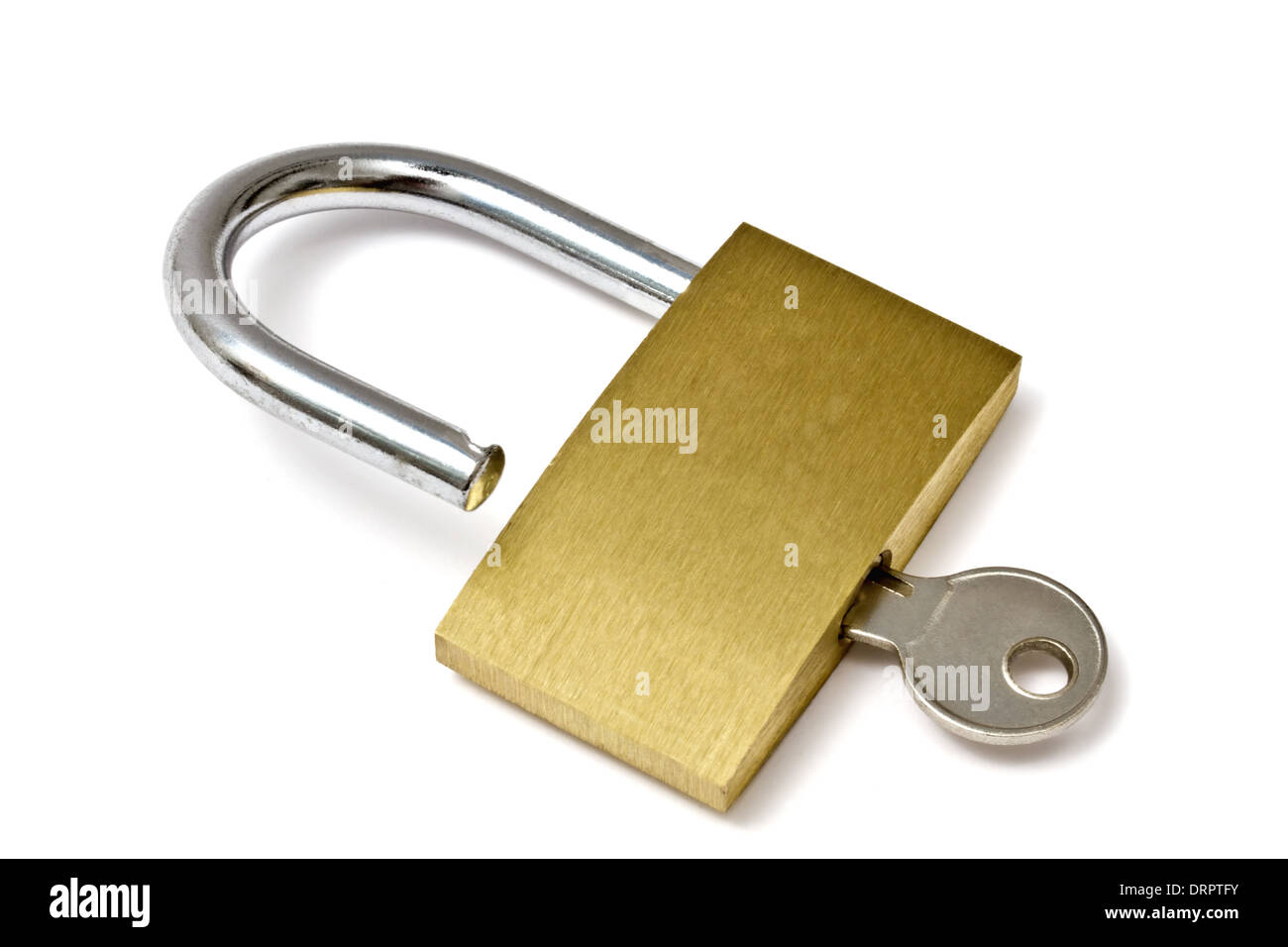 Padlock and key Stock Photo Alamy