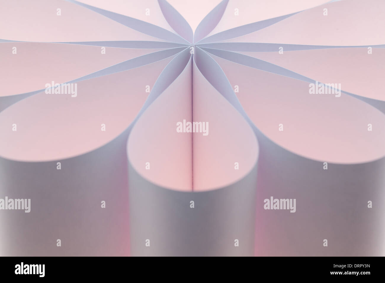 Abstract background image of pattern made by curved paper Stock Photo ...