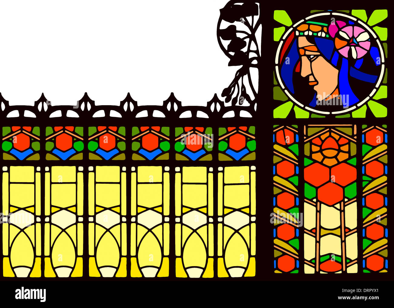 Art Nouveau Illustration Hi Res Stock Photography And Images Page 3 Alamy