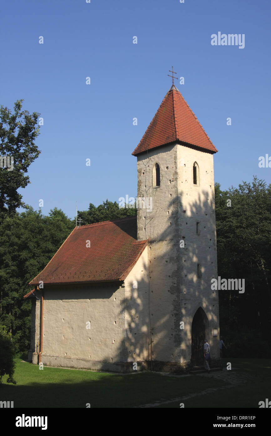 Roman Catholic Church of the Holy Trinity, Velemer, Orseg, Hungary Stock Photo