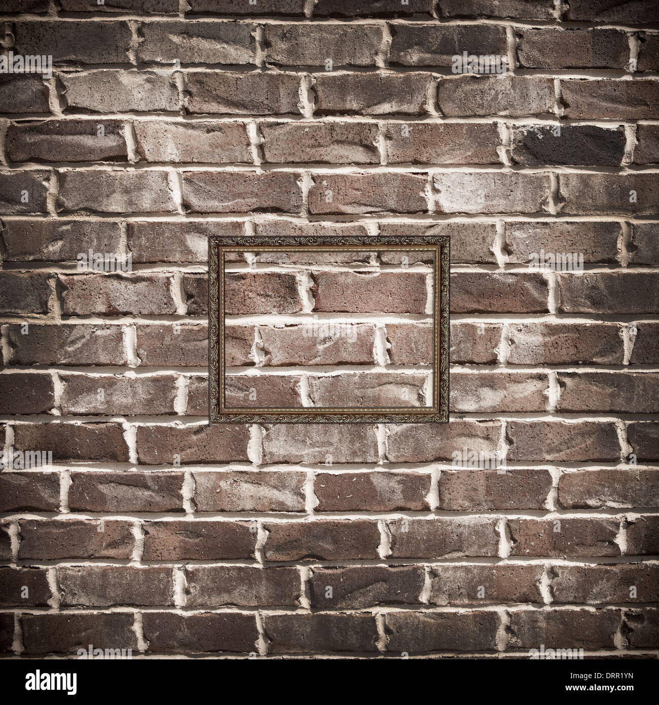 Vintage Empty Frame On White Wall Stock Photo, Picture and Royalty Free  Image. Image 23246248.
