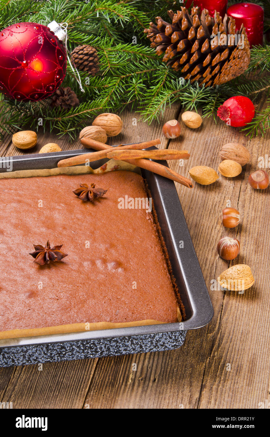 home-baked gingerbreads Stock Photo