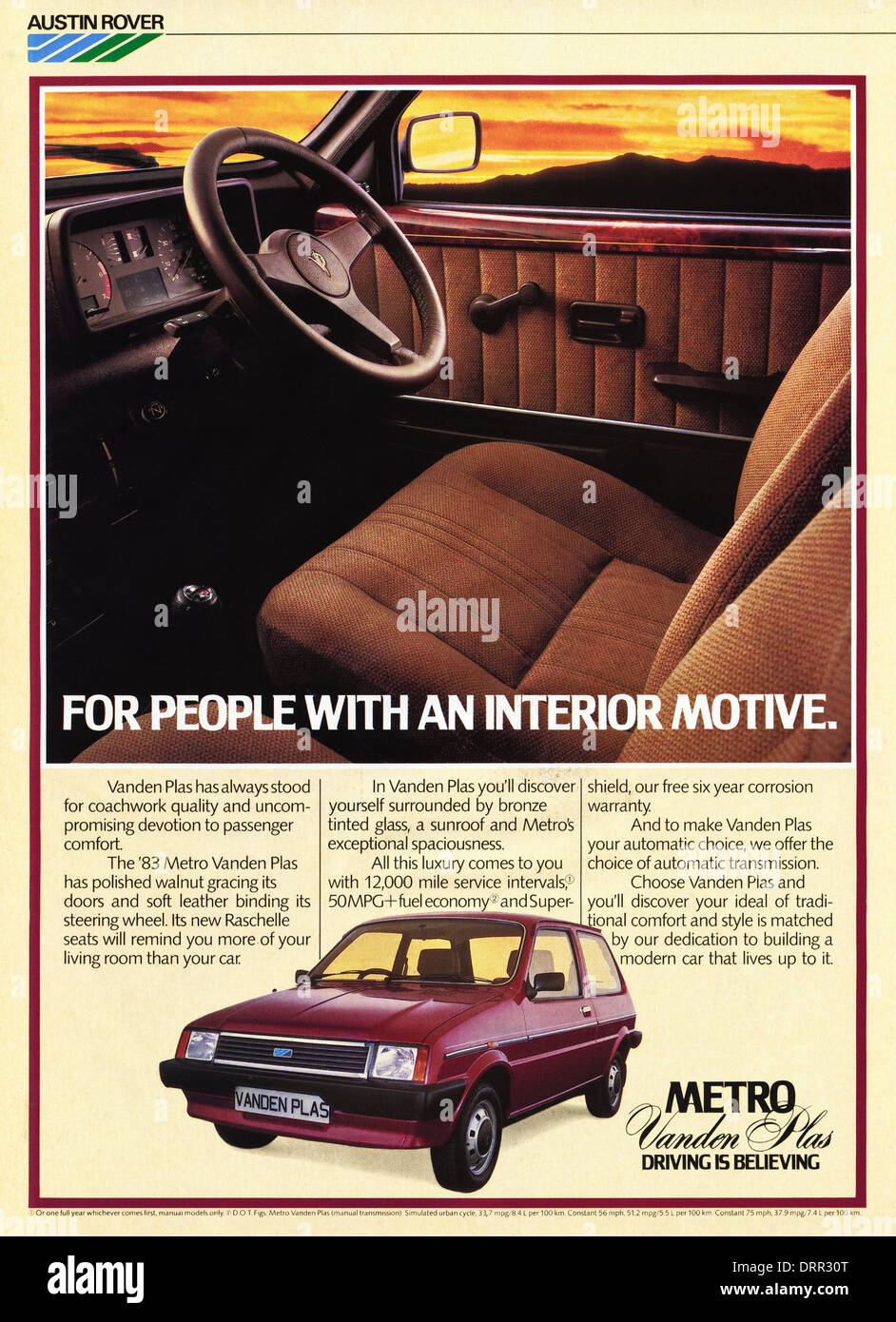 1980s Car Interior Stock Photos 1980s Car Interior Stock