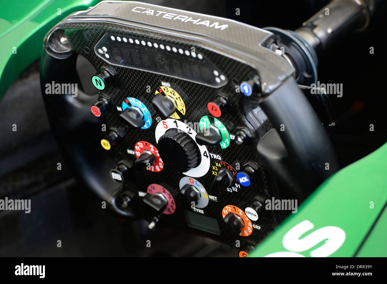 Formula 1 steering wheel hi-res stock photography and images - Alamy