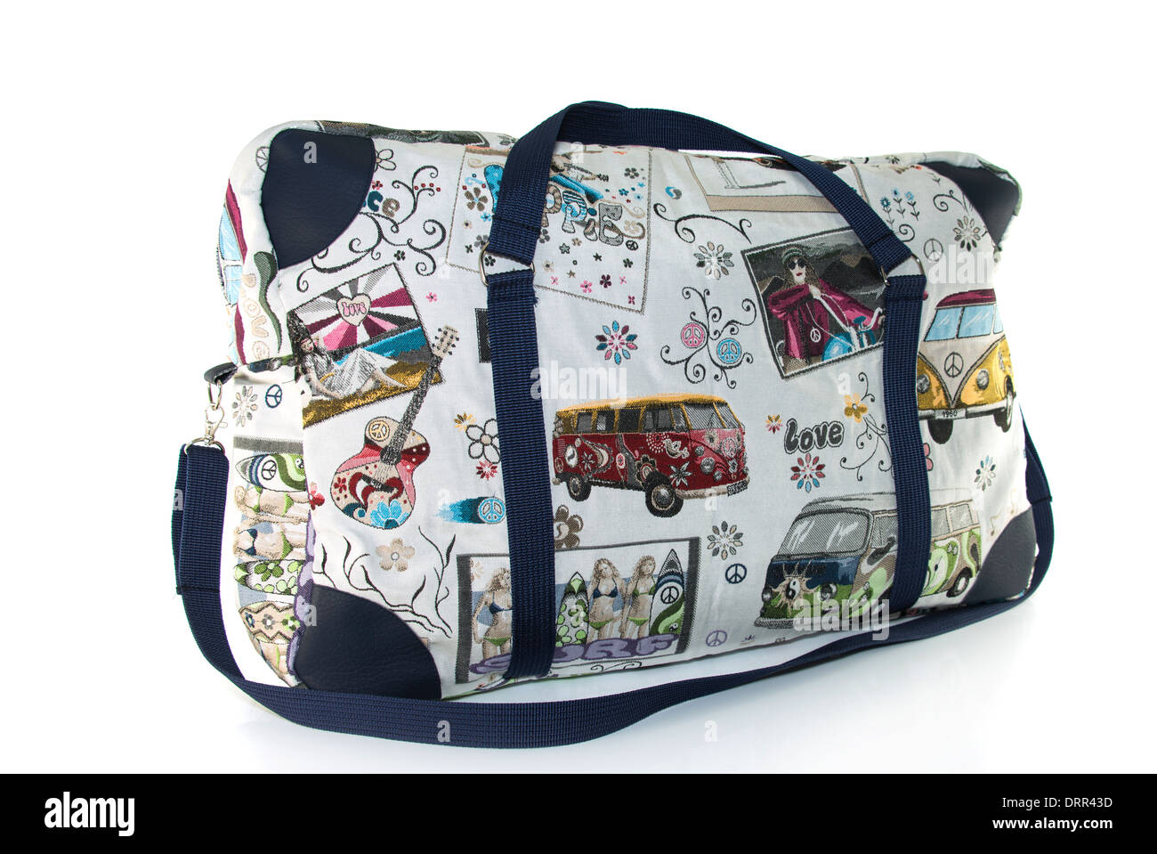 hand made travel bag Stock Photo Alamy