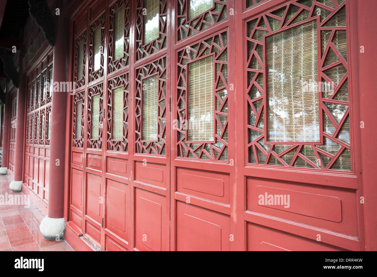 chinese traditional window and door Stock Photo
