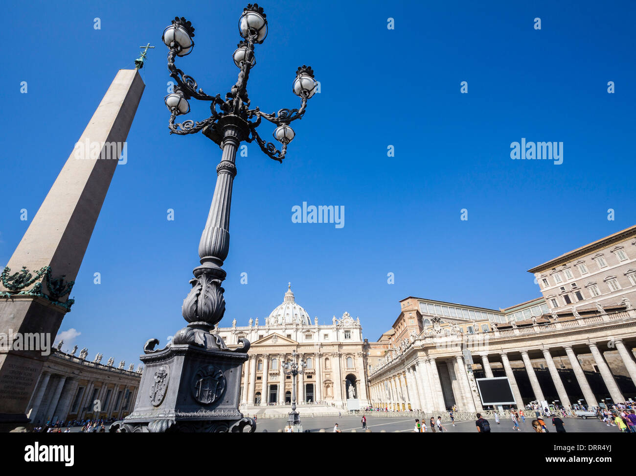 Piazza San Pietro the Vatican City Rome Stock Photo