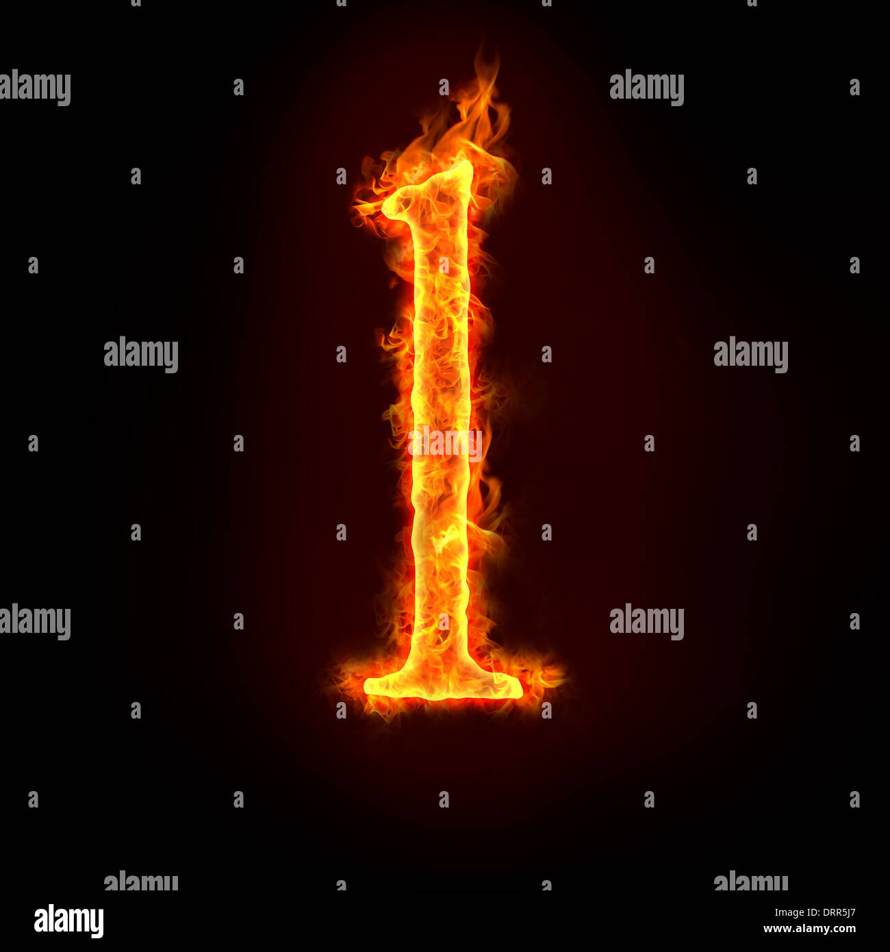 fire alphabets, small letter l Stock Photo - Alamy