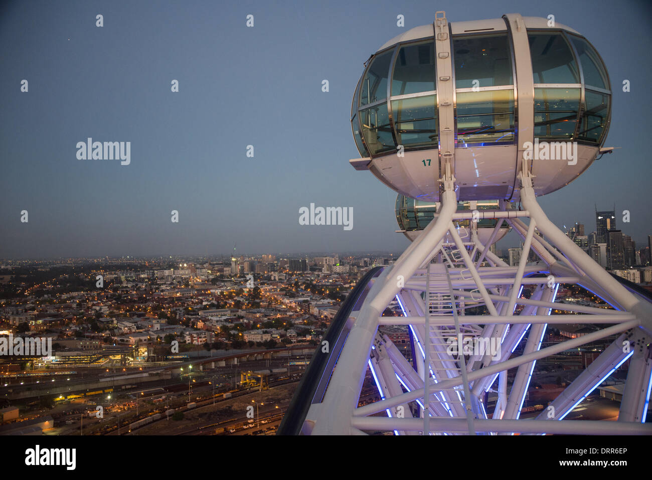 The Melbourne Star giant Ferris wheel in the Waterfront City precinct