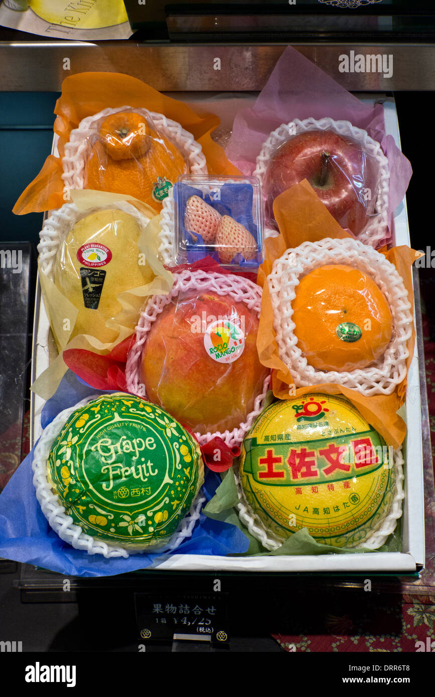 Fresh Fruit Gift Box, Tokyo, Japan Stock Photo Alamy