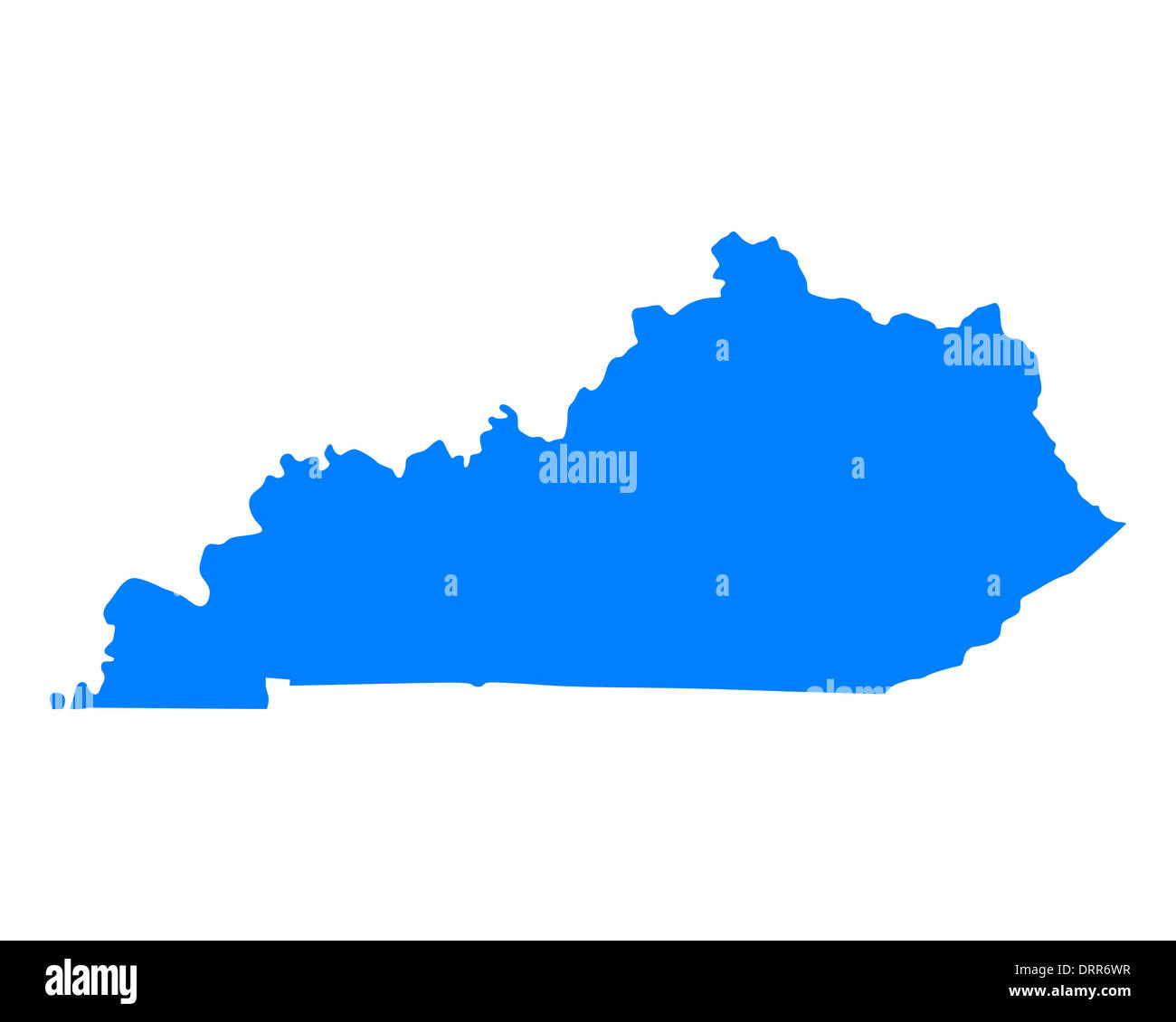 Map of Kentucky Stock Photo Alamy