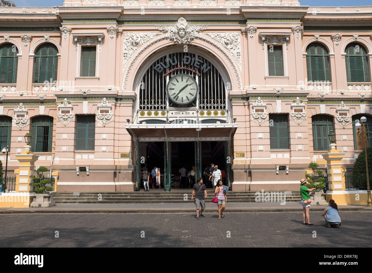 Saigon Central Post Office Ho Chi Minh City Vietnam Stock Photo Alamy