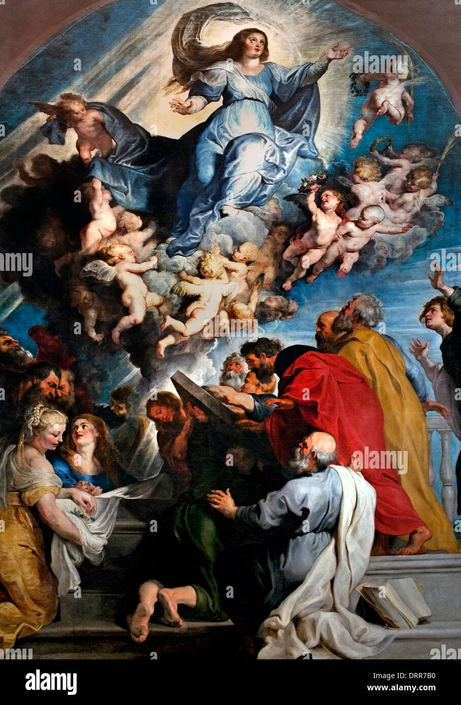The Assumption of Mary PETER PAUL RUBENS (1577-1640) Flemish Belgian Belgium Stock Photo