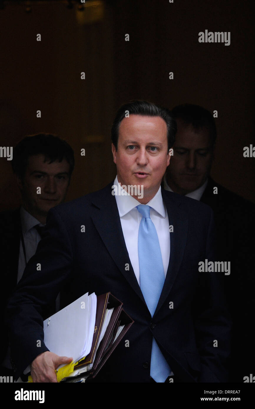 British Prime Minister David Cameron Stock Photo