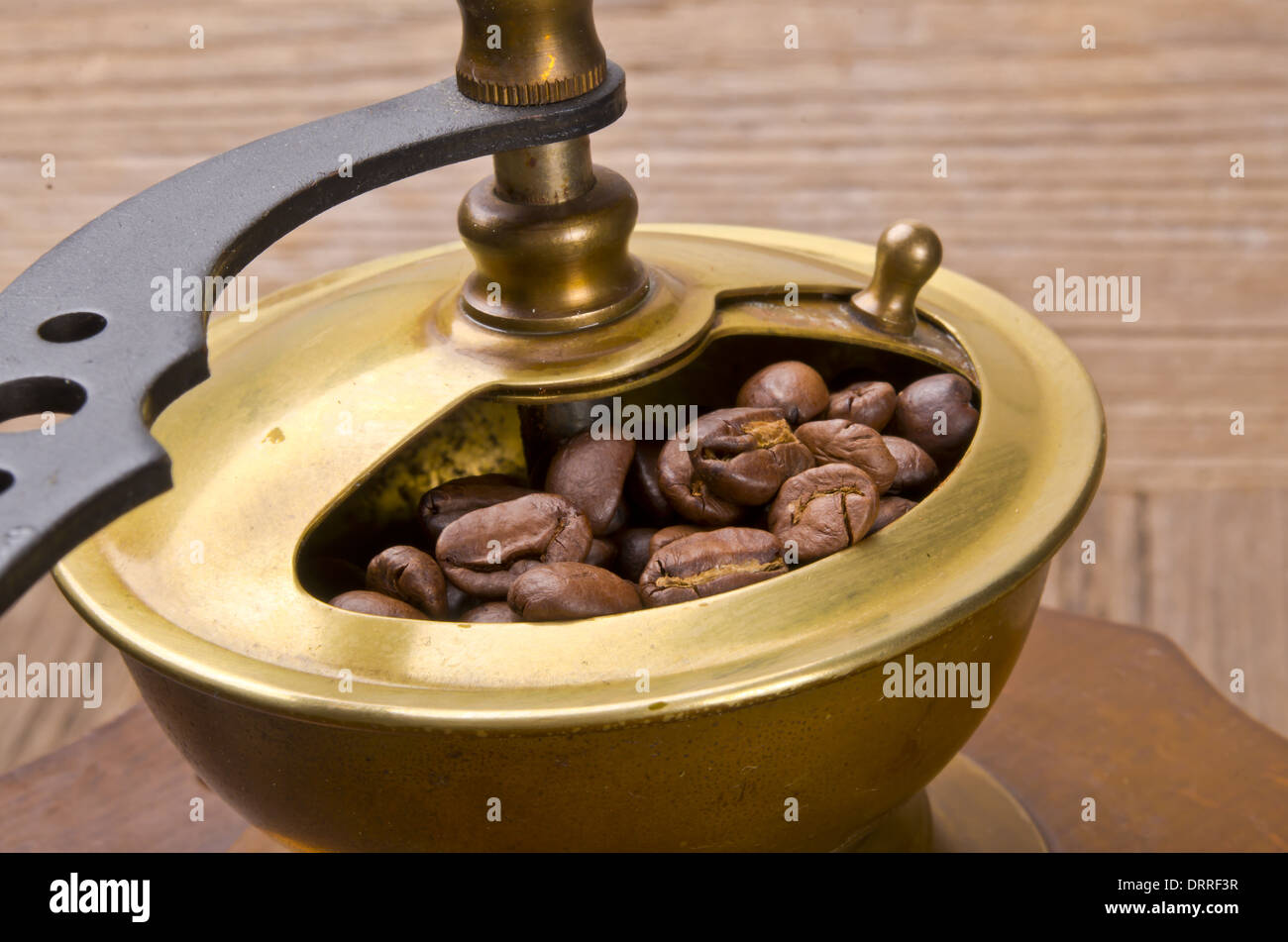 Rustic coffee grinder Stock Photo Alamy