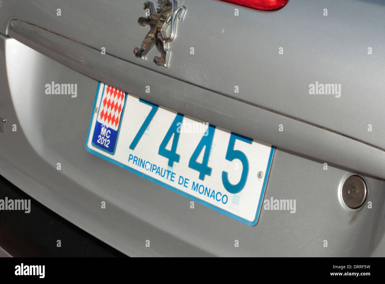 Principality monaco car number plate hi-res stock photography and images -  Alamy