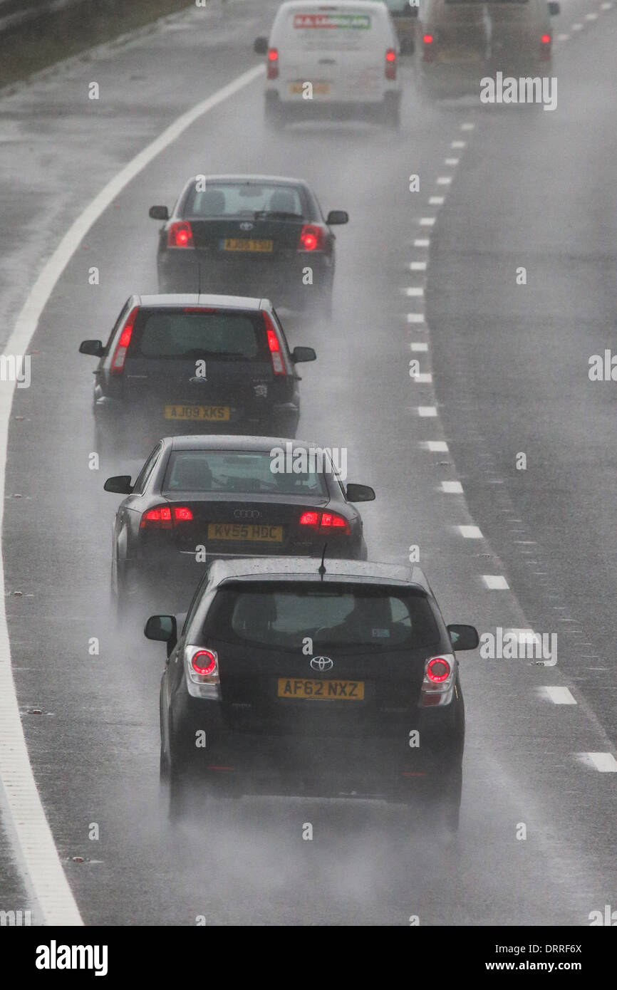 Busy main trunk road a14 hi-res stock photography and images - Alamy