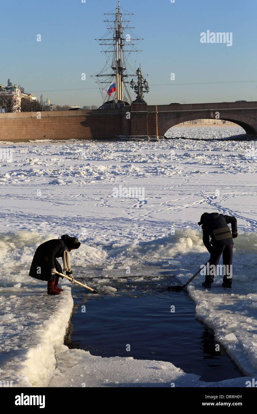 To swim in the winter in St To swim in the winter in St