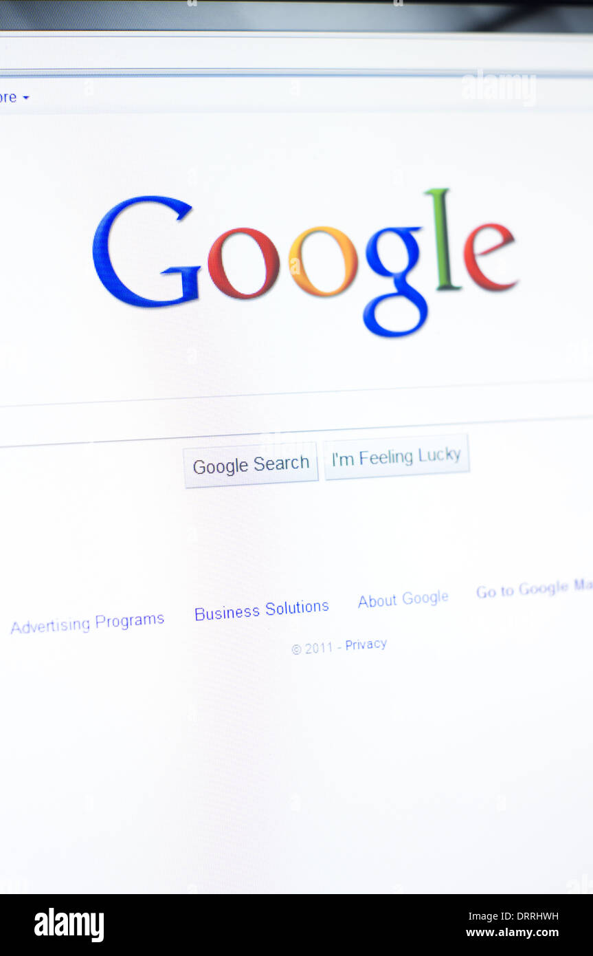 Google Computer Screen High Resolution Stock Photography and Images - Alamy