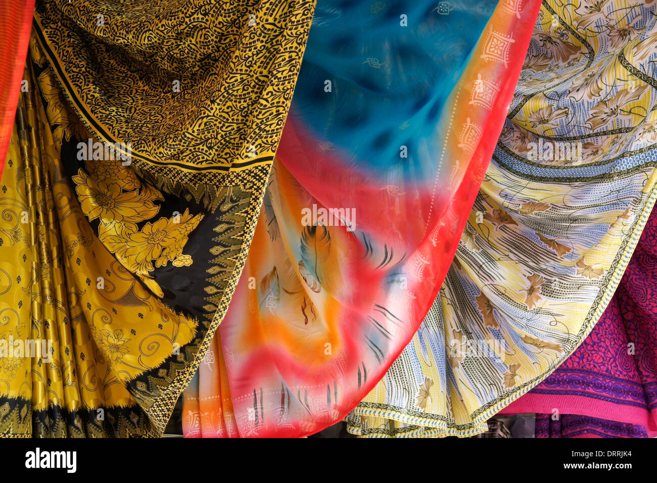 Colorful fabric for sale in Dubai, United Arab Emirates Stock Photo Alamy