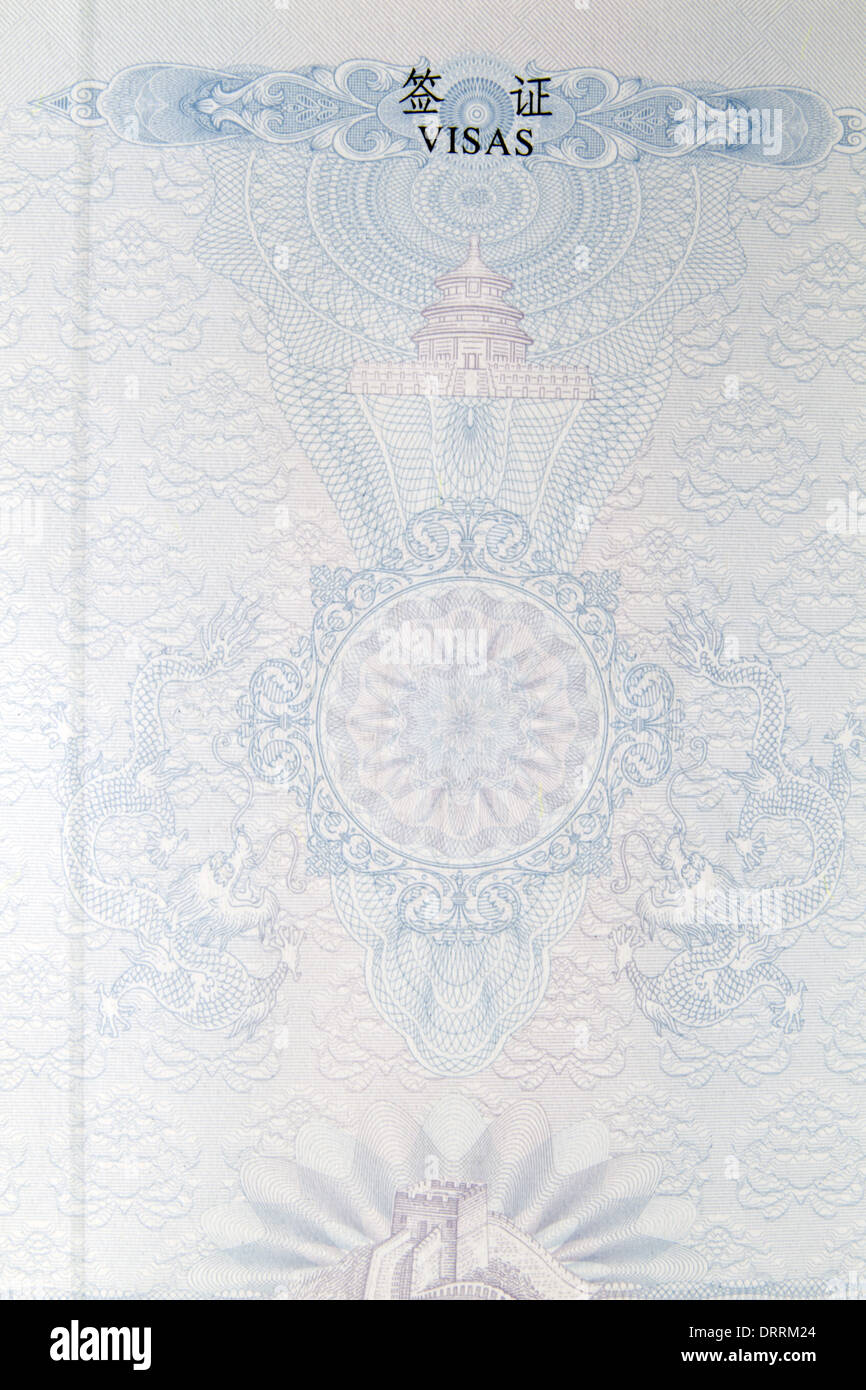 Passport page blank hires stock photography and images Alamy