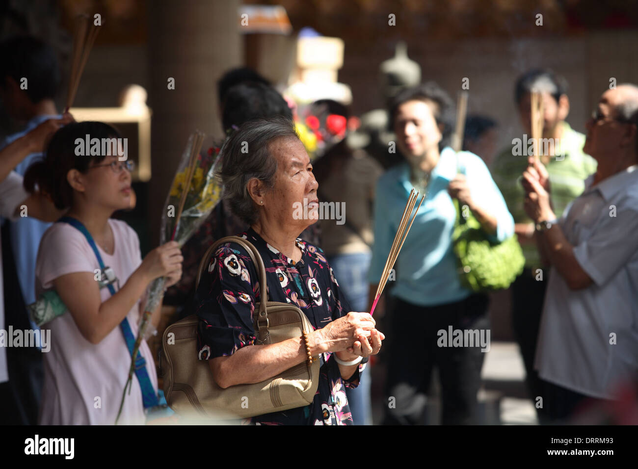 Incense woman hold hi-res stock photography and images - Alamy