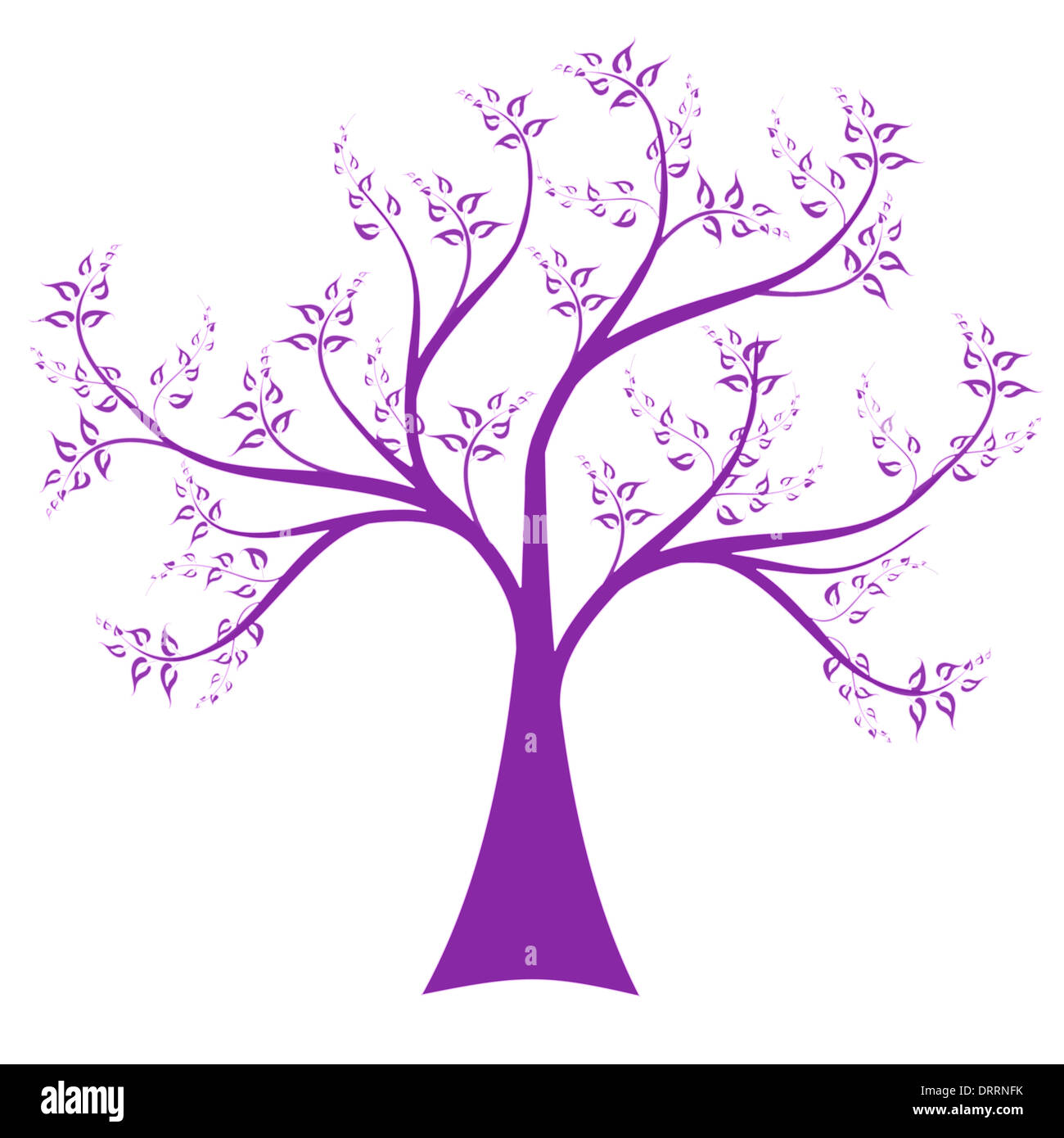 Evolution illustration tree Cut Out Stock Images & Pictures - Alamy